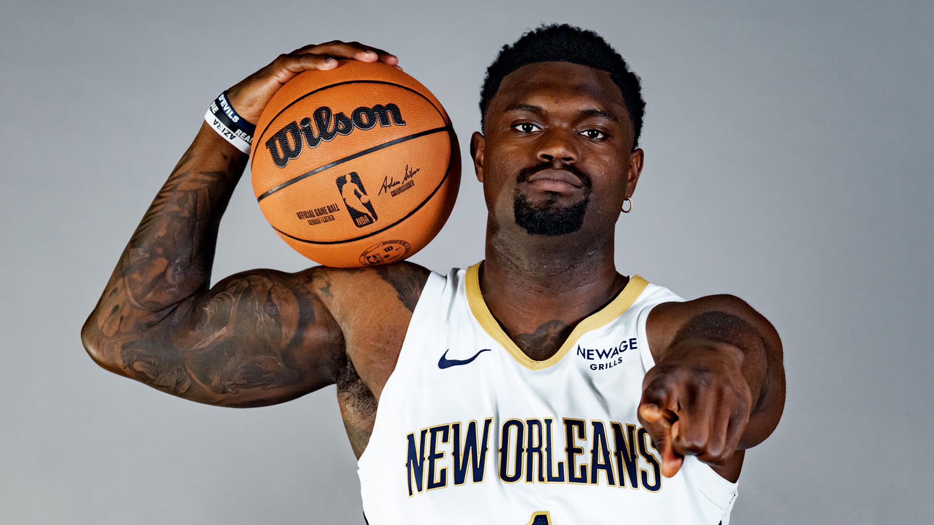Zion Williamson reference photo