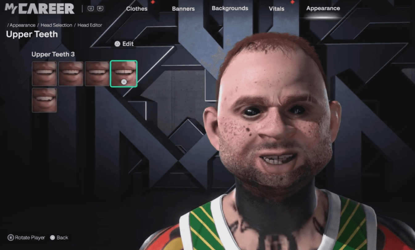 Derp Harris in-game result